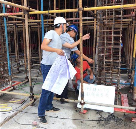 桂華分公司：堅守崗位，端午節(jié)建設(shè)工地不停歇