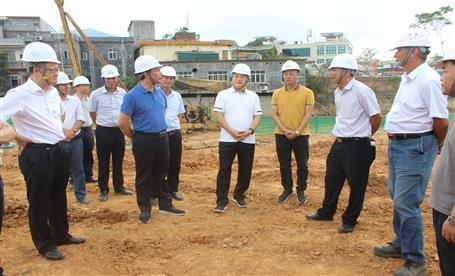 防城港市委書記李延強到峒中公路口岸項目調(diào)研