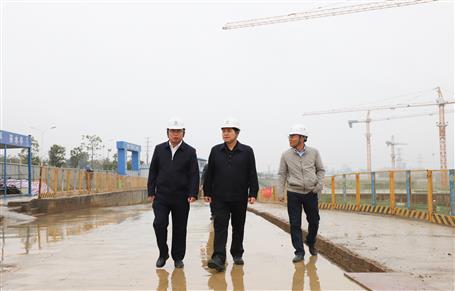 蒙勝益赴中房香蘭園項目進行第一季度安全生產質量綜合大檢查