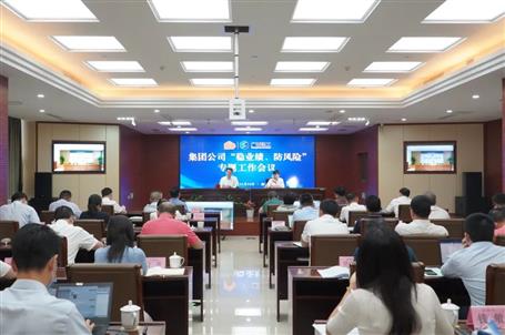 集團(tuán)公司“穩(wěn)業(yè)績(jī)、防風(fēng)險(xiǎn)”專題工作會(huì)議召開