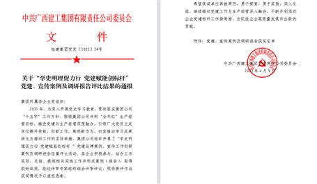 【喜訊】冶建公司3項宣傳、黨建成果榮獲集團公司表彰