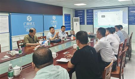 自治區(qū)保障農(nóng)民工工資支付工作考核檢查組到冶建桂海分公司項目檢查指導