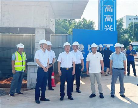 張國良到冶建公司項(xiàng)目調(diào)研