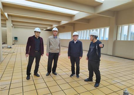 廖立波、何勇到項目開展一季度暨復工復產(chǎn)綜合大檢查